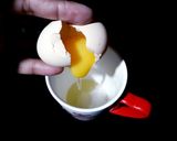 A picture of step 2 of Egg Milk natural remedy for cough and cold.