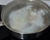 Foto del paso 3 de la receta: Sopa de fideos con calabaza especiada y huevo escalfado