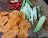 Hình bước làm 1 của món Cuốn chay