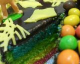 Foto langkah ke 8 dari resep Rainbow cake kukus Ny.Liem.