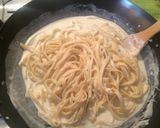 Foto del paso 9 de la receta: Fettuccine en crema de queso con brócoli y pollo