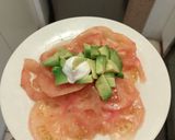 Foto del paso 4 de la receta: Puré de zapallo camote sin papas, y carne, ensalada de tomate