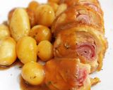 Foto del paso 15 de la receta Muslitos rellenos en salsa de Oporto con patatas