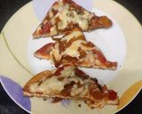 A picture of step 4 of Cheese spread sandwich.