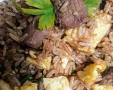 A picture of step 4 of Beef Arroz Chaufa 🇵🇪.