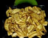 A picture of step 3 of Raw banana chips.