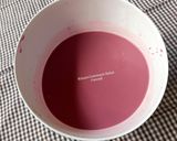 A picture of step 6 of Boabab hibiscus drink.