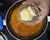 A picture of step 5 of Besan egg curry.