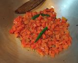 A picture of step 3 of Carrot Peas Curry.