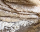 A picture of step 2 of Chapati bread.