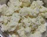 A picture of step 1 of Cashew khoya poli.
