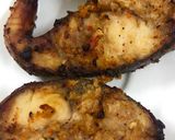 Hình bước làm 3 của món Cá bớp nướng riềng mẻ