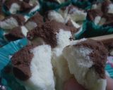 Foto langkah ke 6 dari resep Bolu Kukus Coklat Mekar.