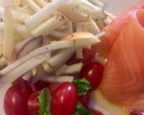 A picture of step 3 of Kohlrabi & Apple Salad.