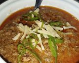 A picture of step 6 of Mother's special Qeema.