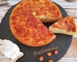 Une image de l'étape 2 de Gâteau fondant pommes/noisettes et praliné croustillant.