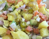 Foto del paso 3 de la receta: Ensalada templada con patatas a la hierbabuena