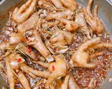 Hình bước làm 2 của món Chân gà chiên mắm