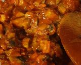 Une image de l'étape 5 de Poêlée d'aubergines tomate mozzarella et boulettes de viande.