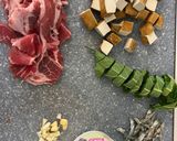 豬肉豆乾炒飯的食譜步驟1照片