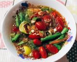 รูปขั้นตอนการทำที่ 2 ของ ส้มตำปลาร้าทรงเครื่อง, ส้มตำไทย