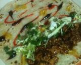 A picture of step 3 of Chicken Sriracha Wraps.