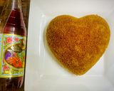 A picture of step 11 of Roohafza Rava Cake.