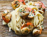 Une image de l'étape 5 de Linguine à la saint Jacques.