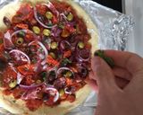 A picture of step 13 of Homemade Braai (BBQ) Pizza.