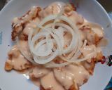 รูปขั้นตอนการทำที่ 7 ของ ไก่ทอดหัวหอมซอสโยเกิร์ต