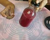 A picture of step 5 of Beet Salad Dressing ❤️.