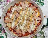 Gambar langkah 7 resipi 👩‍🍳Pan-Toasted Bread Pizza.