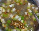 Hình bước làm 3 của món Chè đậu xanh bí đao nha đam