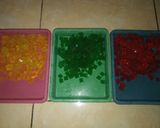 Foto langkah ke 3 dari resep Pudding Susu Mozaik.