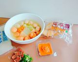 Foto langkah ke 6 dari resep Shrimp Meatballs Soup #Ketopad_CP_anekasoup.