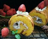 Foto langkah ke 7 dari resep Chiffon Roll Cake.