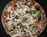 चीज़ रोटी पिज़्ज़ा (Cheese Roti pizza recipe in hindi) रेसिपी चरण 2 फोटो