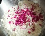 A picture of step 2 of Rose flavoured Modaks.