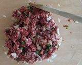 A picture of step 2 of Homemade Burger Patties.