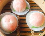 Hình bước làm 4 của món Bánh bao trái đào