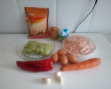 Foto del paso 1 de la receta: Pastel de hortalizas con gambas