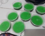 Foto langkah ke 4 dari resep Desert pandan coklat lumer.