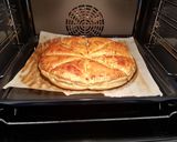 A picture of step 3 of Stuffed Puff Pastry with Ham and Mild Provola Cheese.