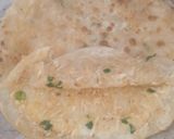 A picture of step 5 of Moli Ka paratha 😋😋😋.