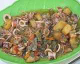 Foto langkah ke 6 dari resep Cumi cabe ijo.