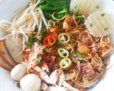 รูปขั้นตอนการทำที่ 4 ของ บะหมี่แห้งไก่ฉีก