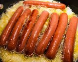 A picture of step 5 of Beer 🍺 Dogs 🌭.