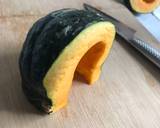 Kabocha soboroni- kabocha in ginger meat sauce recipe step 1 photo
