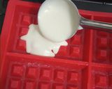 A picture of step 4 of Belgian waffle.