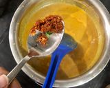 A picture of step 5 of Hare chane ki sabji.